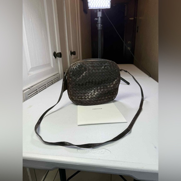 Bottega Veneta Handbags - Bottega Veneta Intrecciato Crossbody Bag,  Vintage . Brown